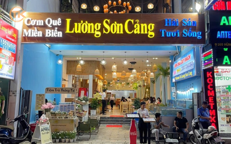 Quán ăn ngon tại Nha Trang nhà hàng Lương Sơn Cảng