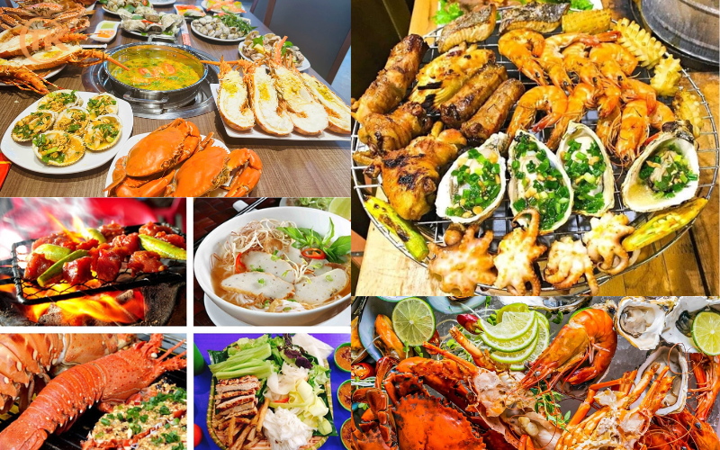 Thưởng thức hải sản Nha Trang về đêm